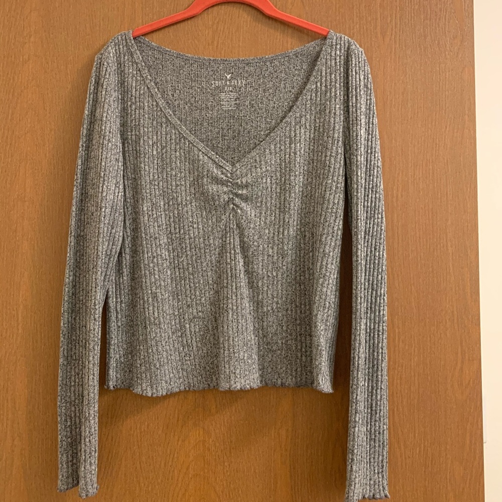 Soft grey tee